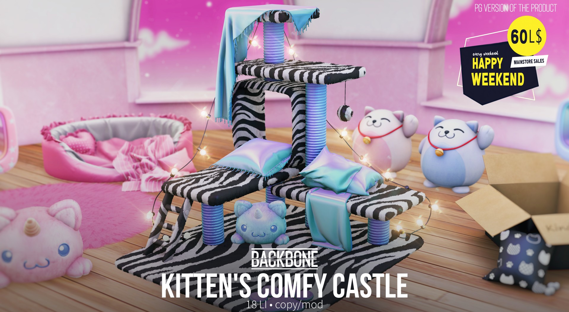 BackBone – Kitten’s Comfy Castle PG
