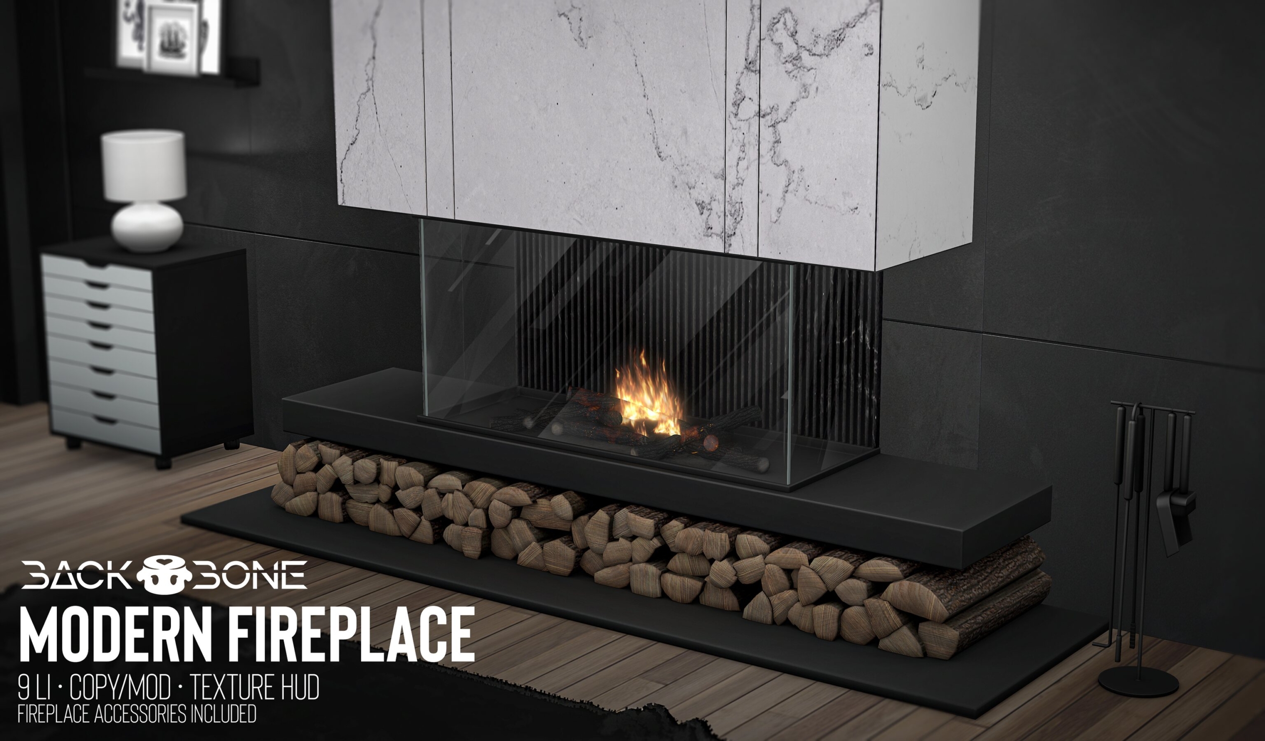 BackBone – Modern Fireplace