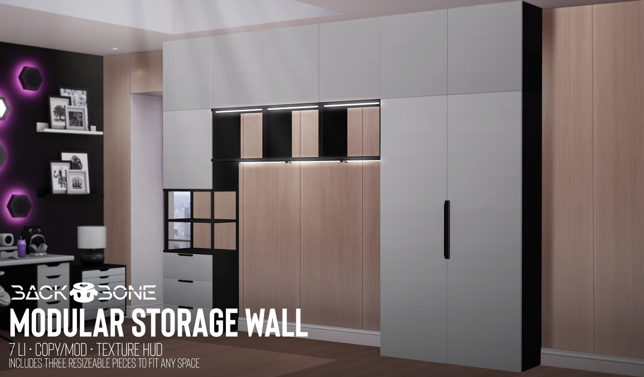 BackBone – Modular Storage Wall