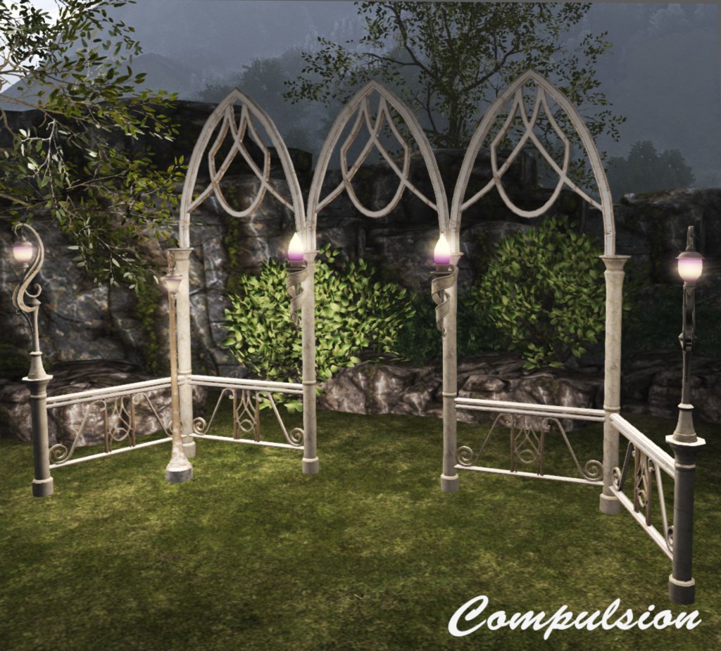Compulsion – Elven Fence & Lamps
