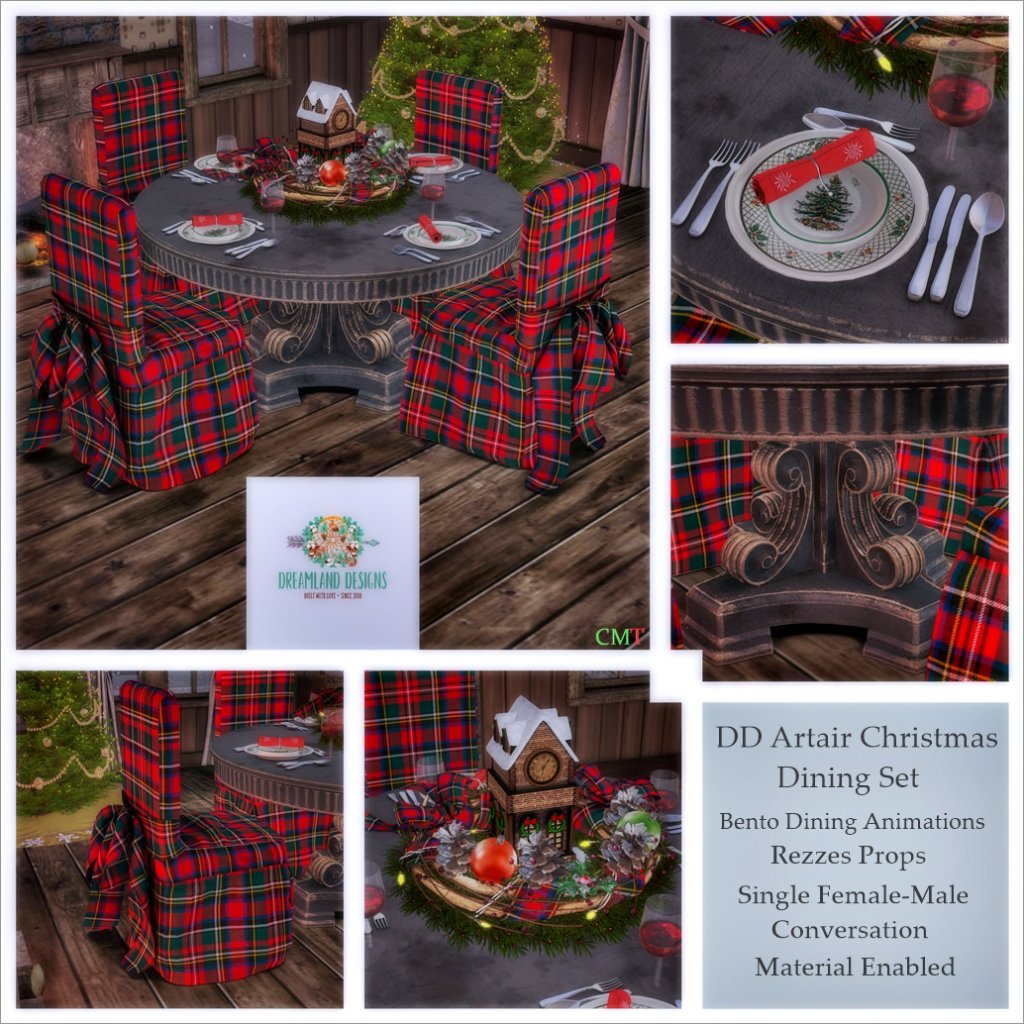 Dreamland Designs – Artair Christmas Dining Set