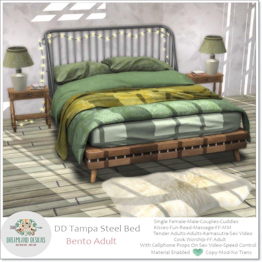 Dreamland Designs – Tampa Steel Bed