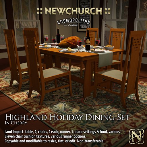 Newchurch – Highland Holiday Dining Set