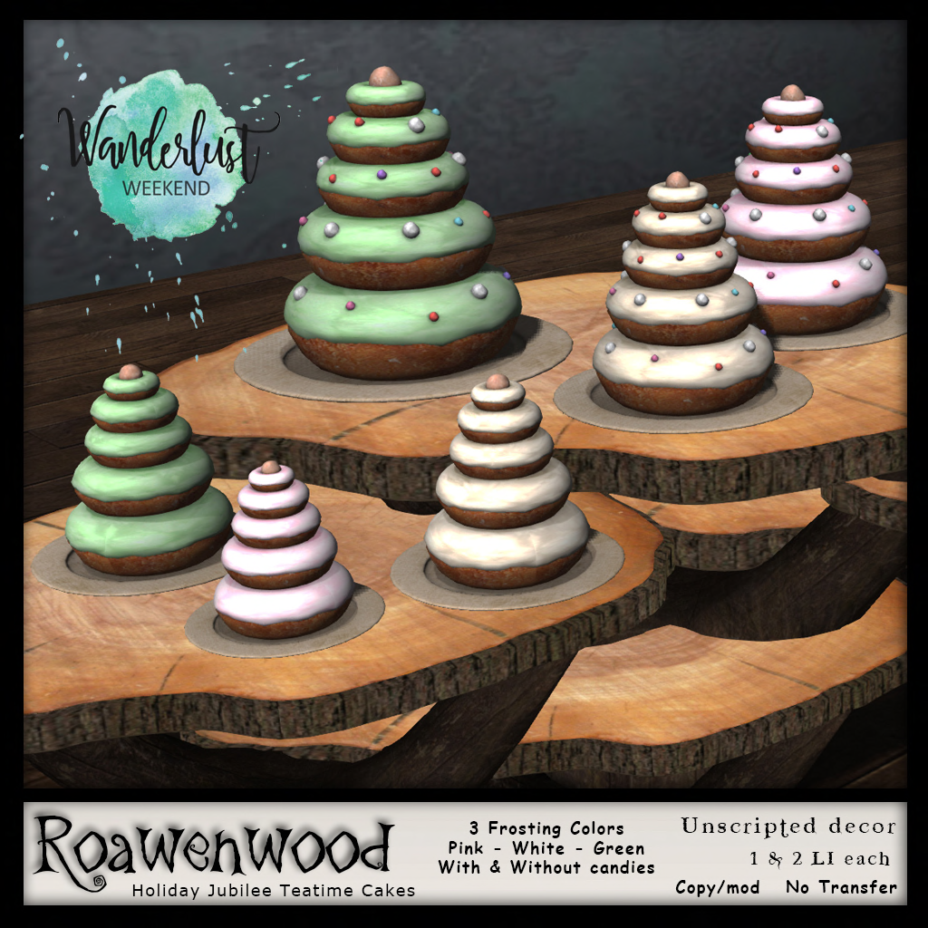 Roawenwood – Holiday Jubilee Teatime Cakes