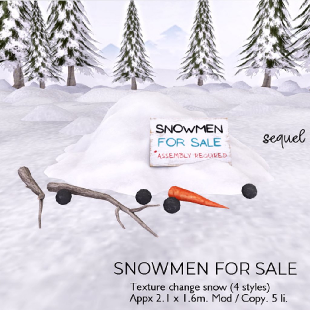 Sequel – Snowmen For Sale