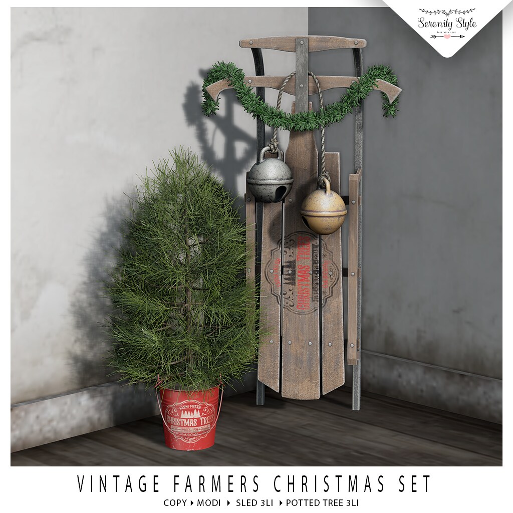 Serenity Style – Vintage Farmers Christmas Set