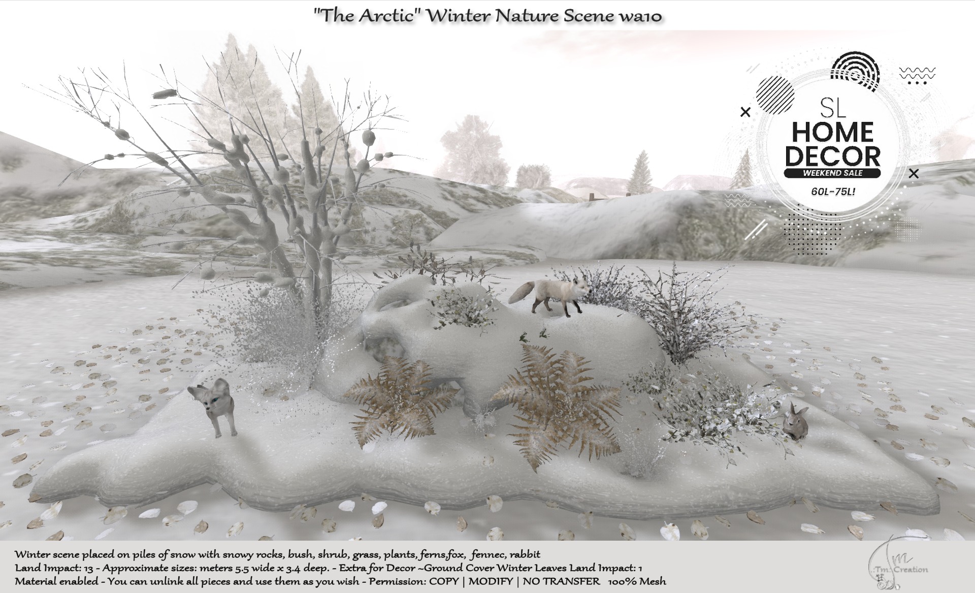 Tm Creation – “The Arctic” Winter Nature Scene