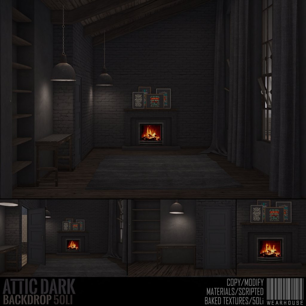 Wearhouse – Attic Dark Backdrop