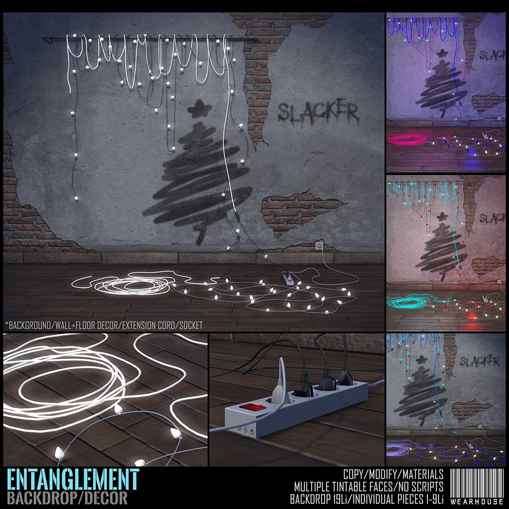 Wearhouse – Entanglement Backdrop/Junk Wall Backdrop