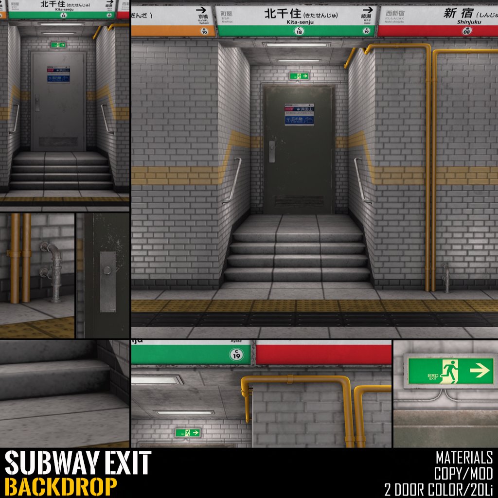 Wearhouse – Subway Exit Backdrop