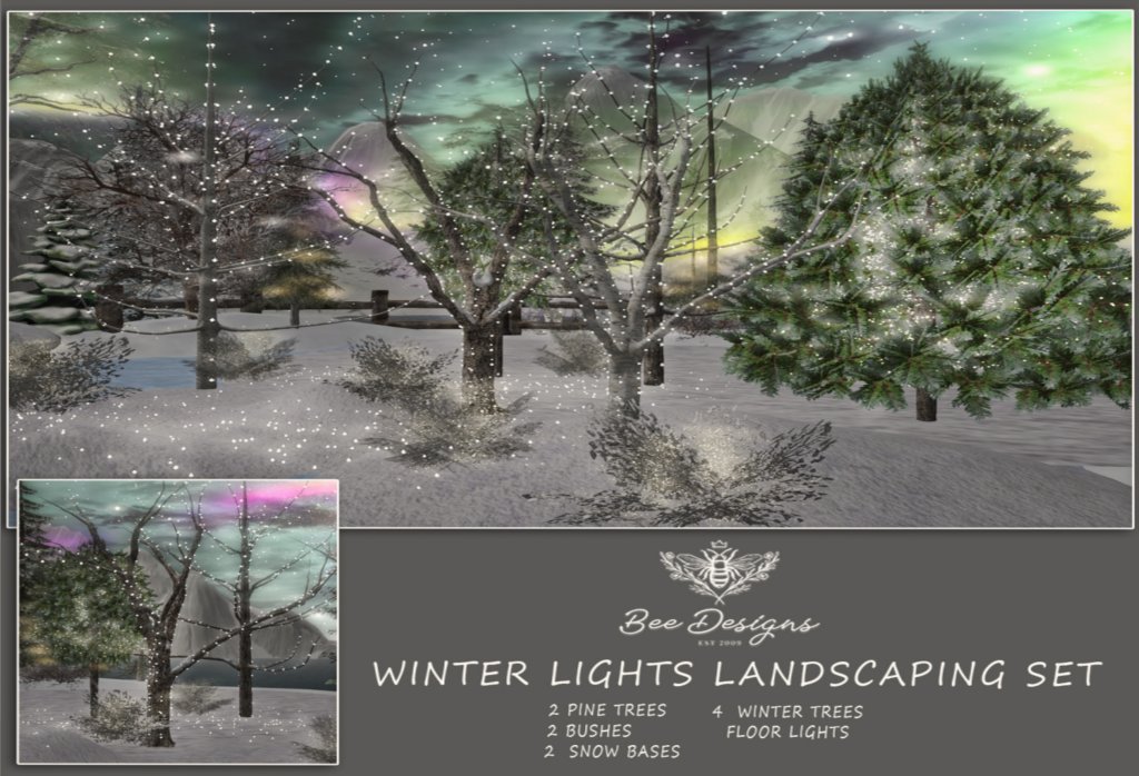 Bee Designs – Winter Lights Landscaping Set