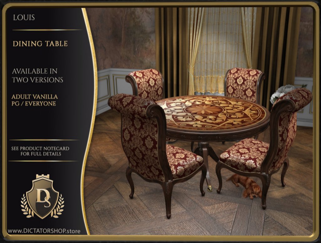 Dictatorshop – Louis Dining table