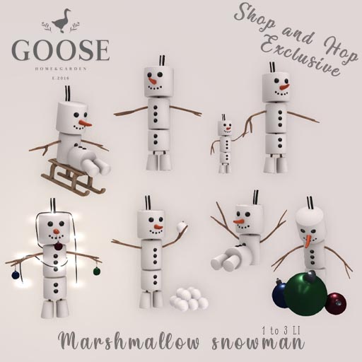 Goose – Marshmallow Snowman