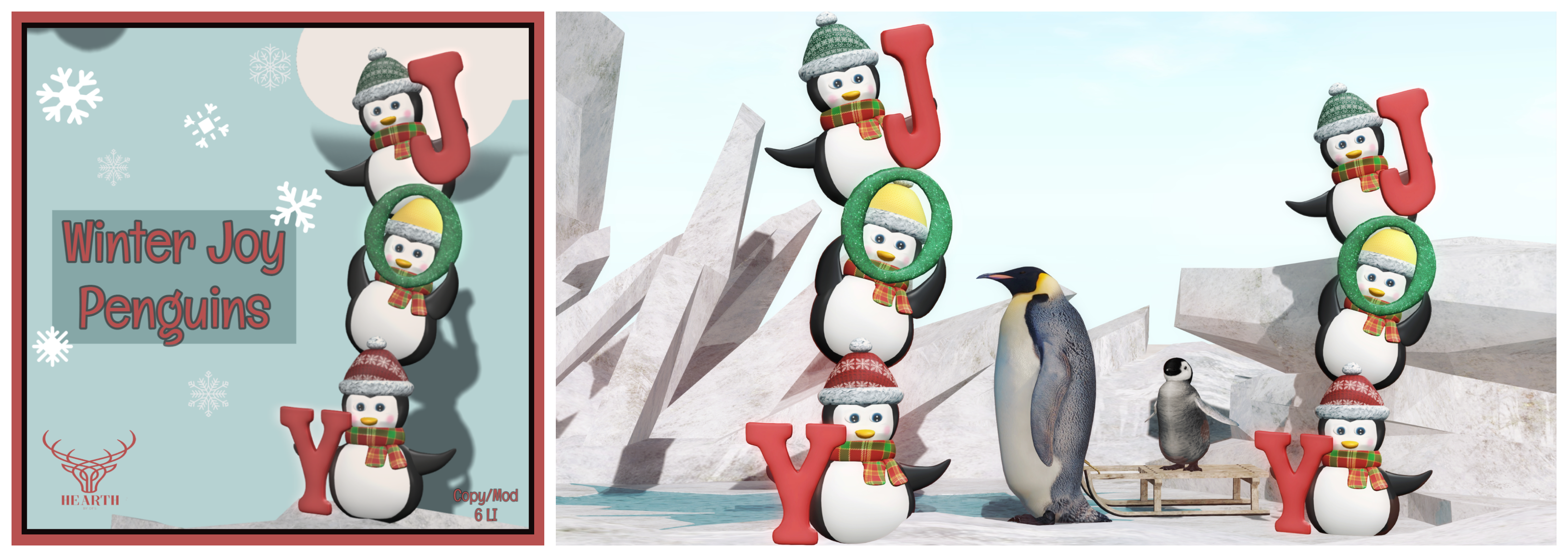 Hearth – Winter Joy Penguins