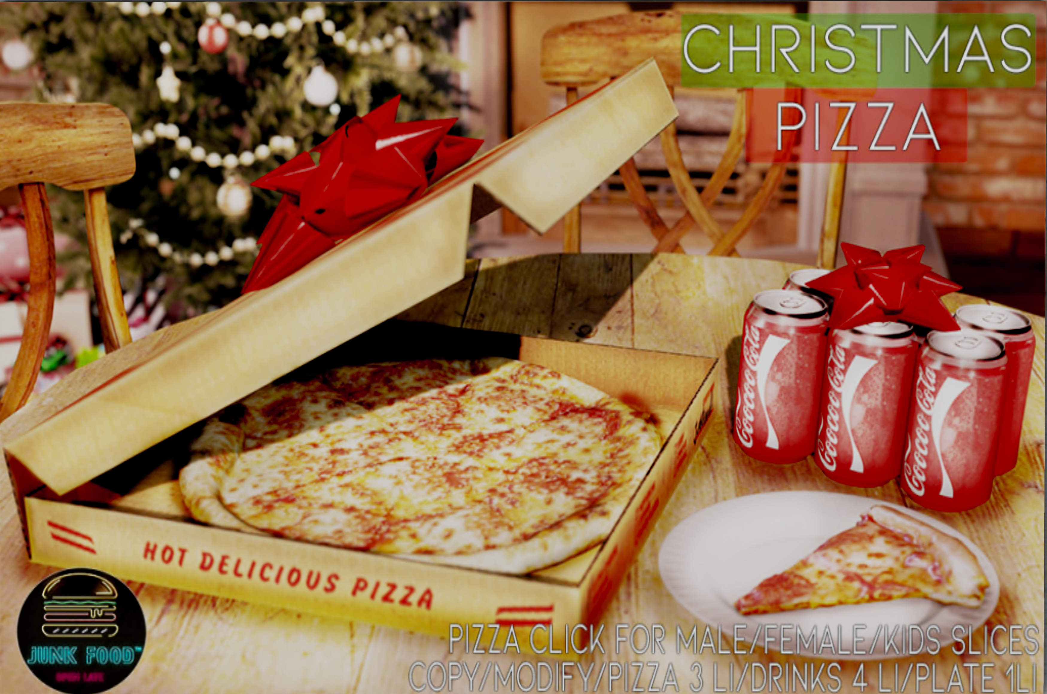 Junk Food – Christmas Pizza
