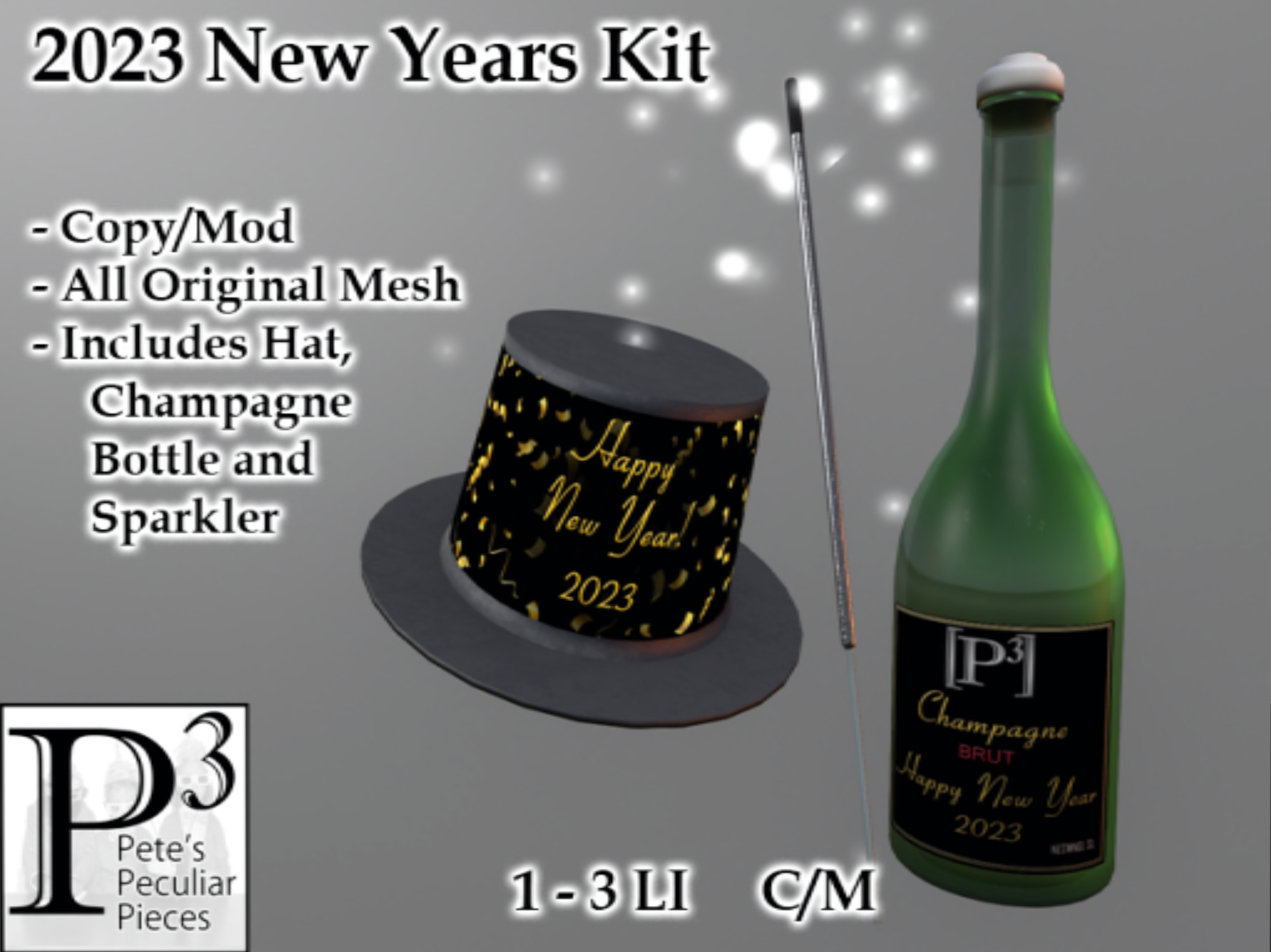 Pete’s Peculiar Pieces – 2023 New Year’s Kit