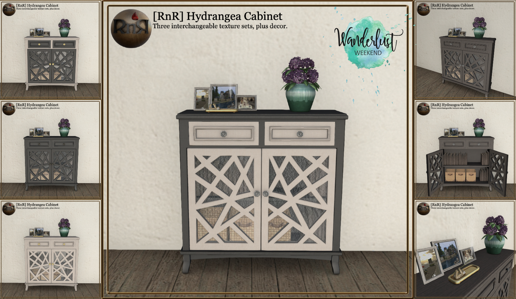 Rhyme Nor Reason – Hydrangea Cabinet