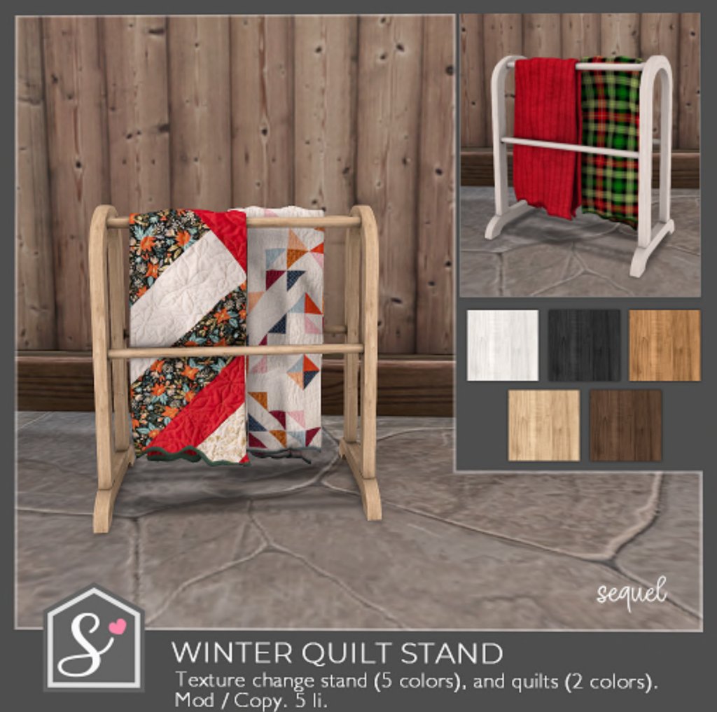 Sequel – Winter Quilt Stand
