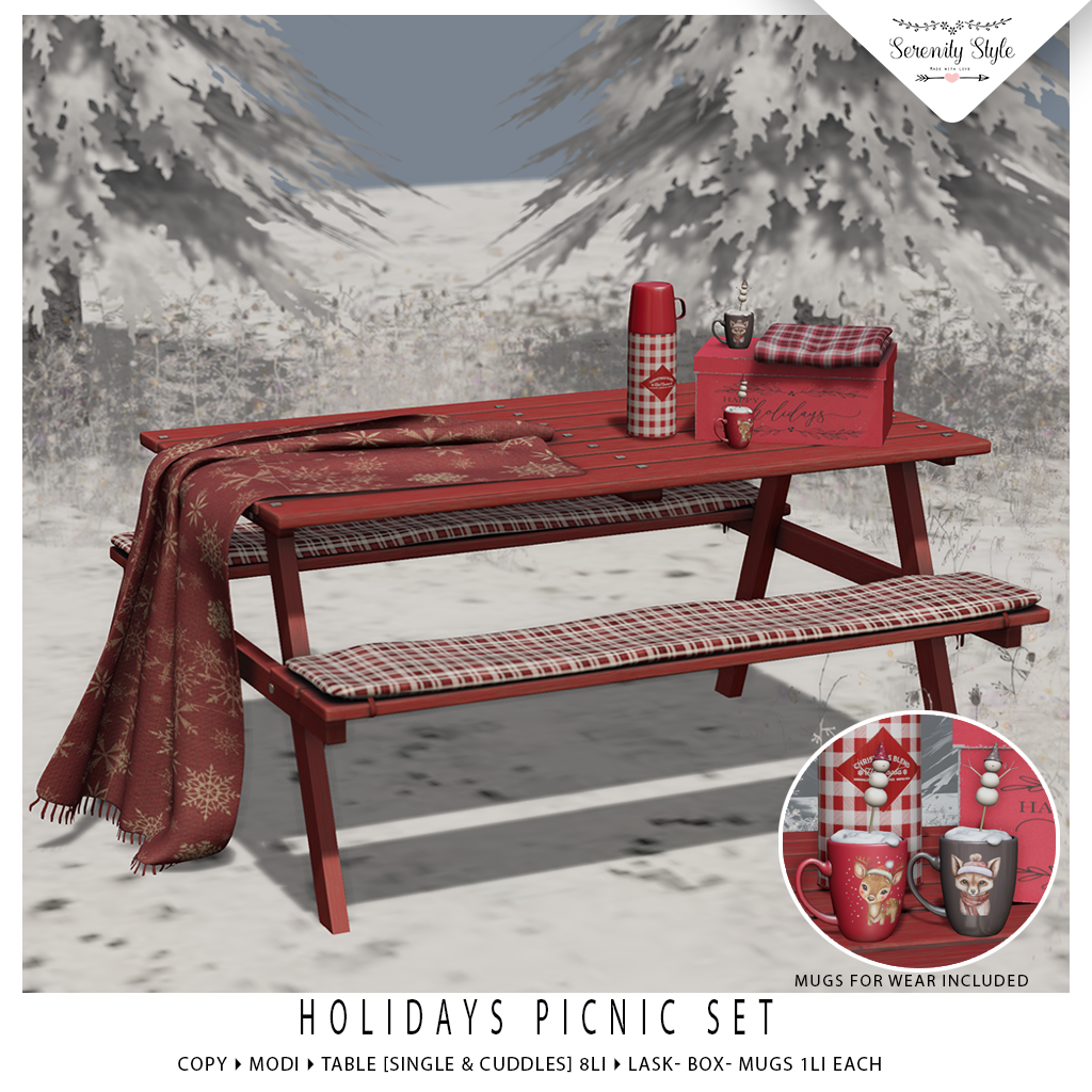 Serenity Style – Holidays Picnic Set