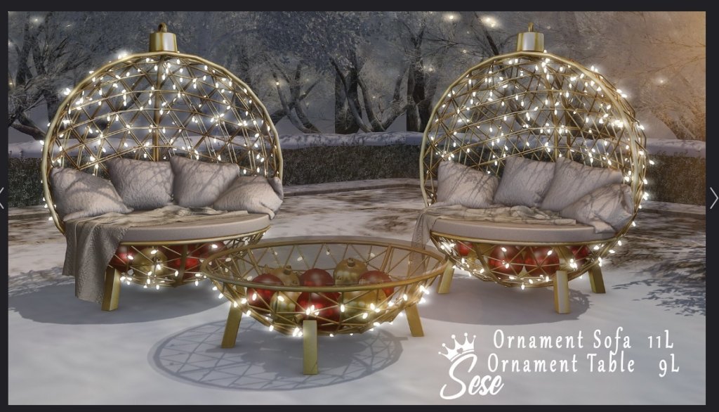 Sese – Ornament Sofa/Table
