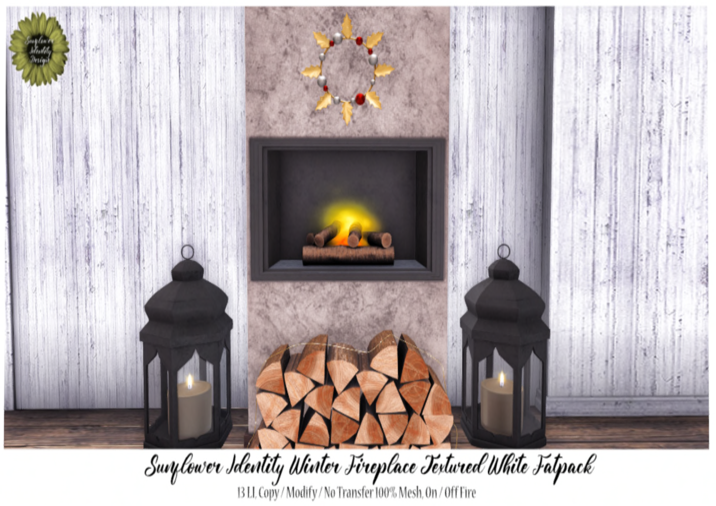 Sunflower Identity – Winter Fireplace Fatpack