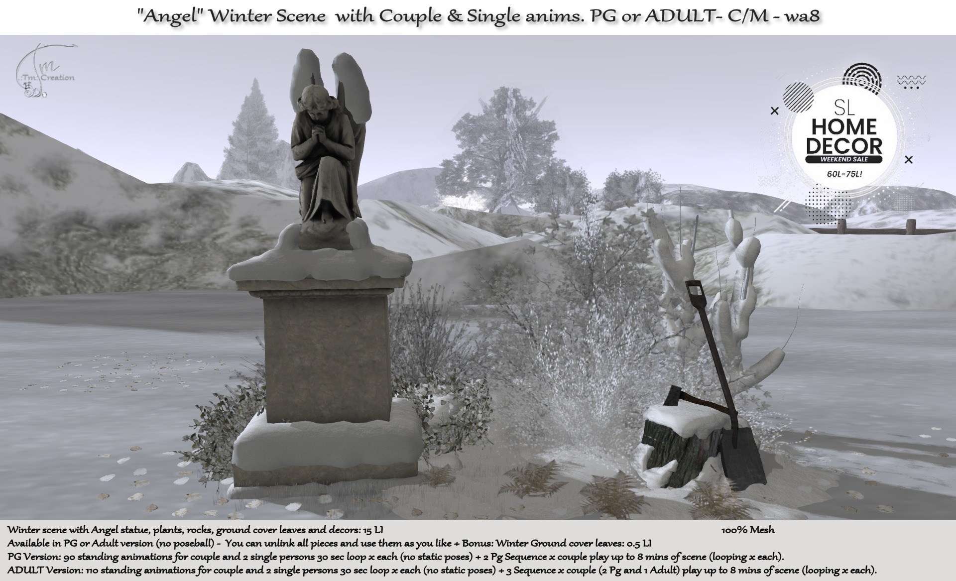 Tm Creation – “Angel” Winter Scene