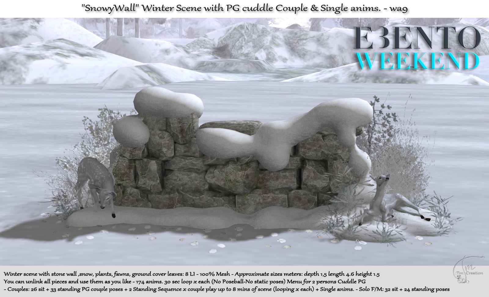 Tm Creation – “SnowyWall” Winter scene