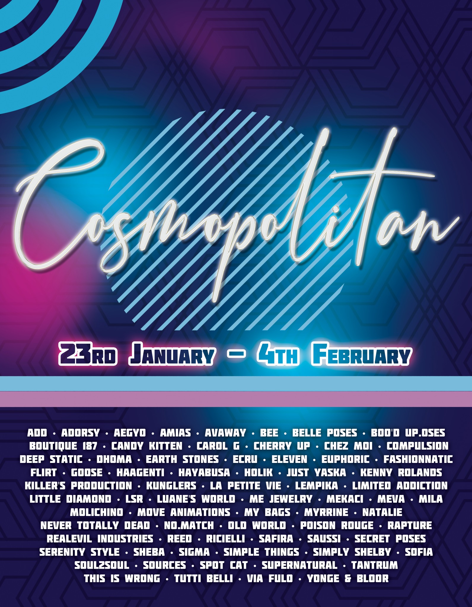 Press Release – Cosmopolitan Event