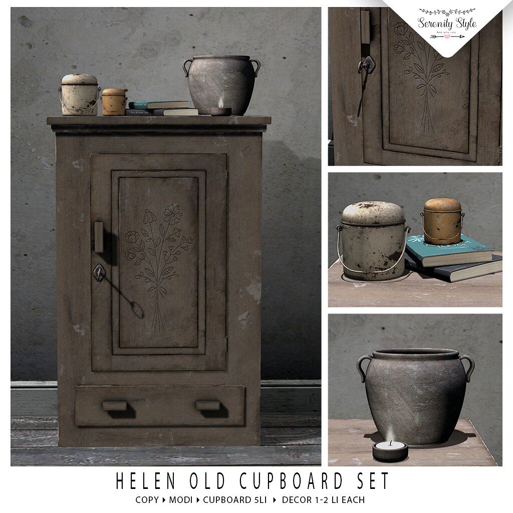 Serenity Style – Helen Old Cupboard Set