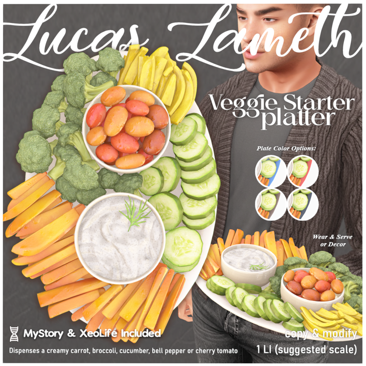 Lucas Lameth – Veggie Starter Platter