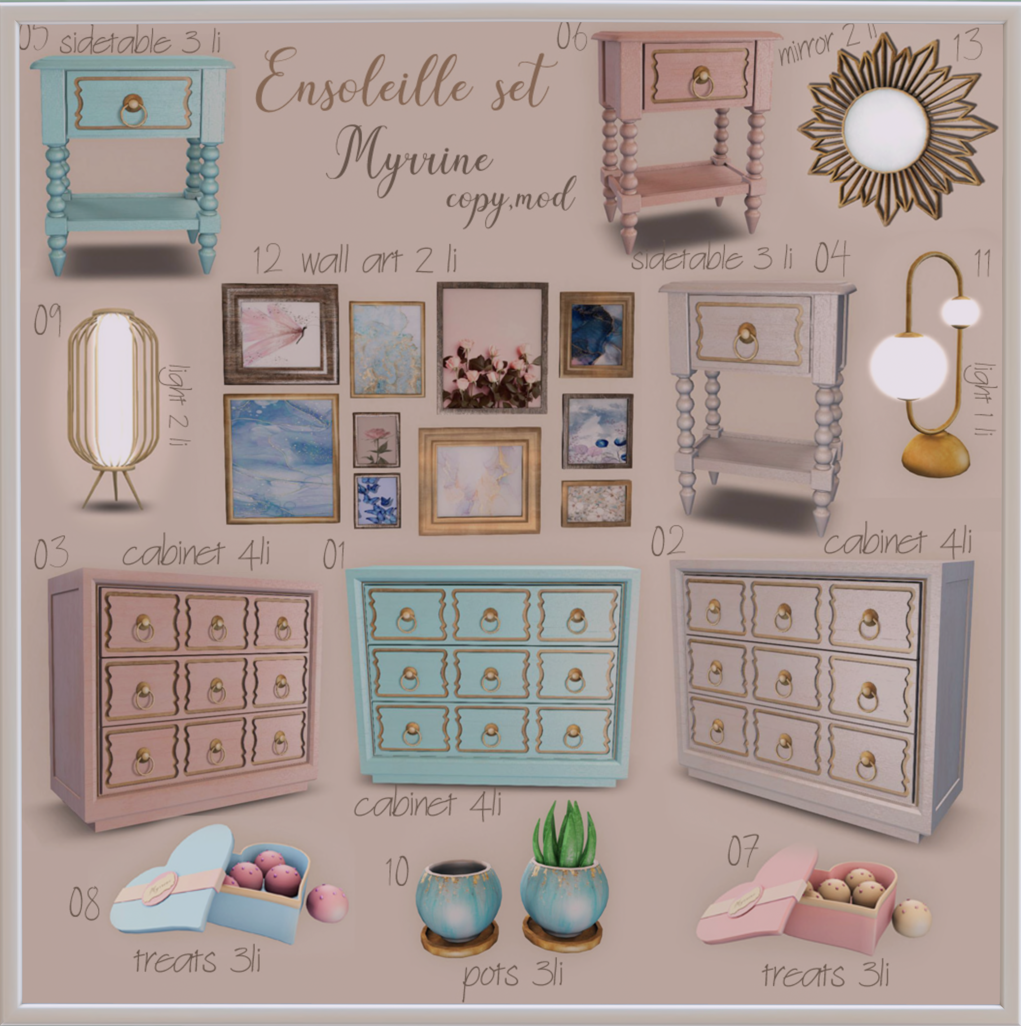 Myrrine – Ensoleille Set