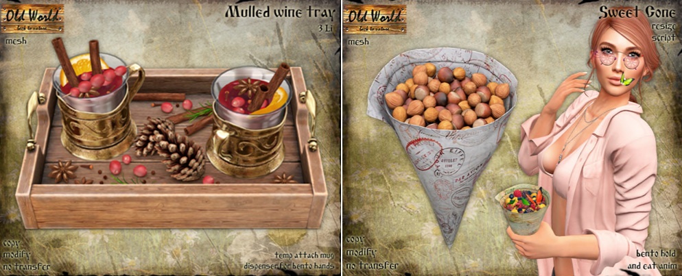 Old World – Mulled Wine Tray & Sweet Cone (Hazelnut)