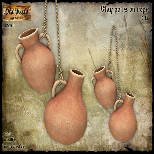 Old World – Clay Pots On Rope / Fish On Rope