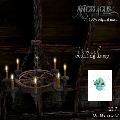 Angelicus – Wheel Ceiling Lamp