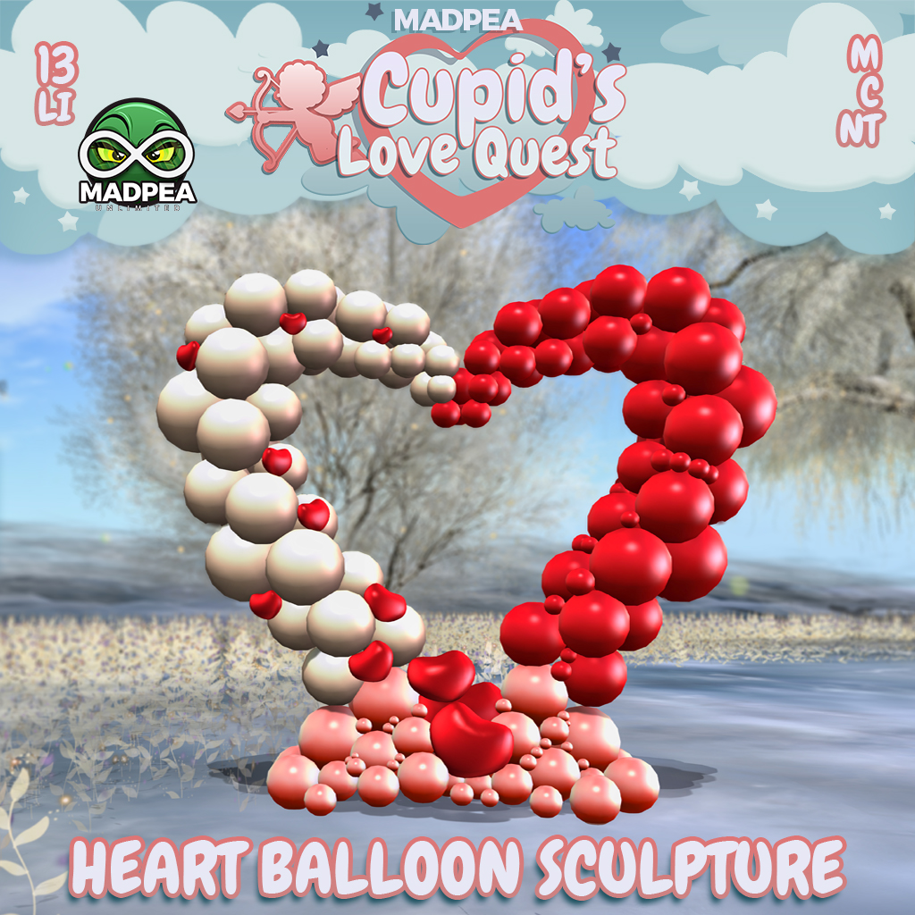 MadPea – Heart Balloon Sculpture – Unlimited Prize