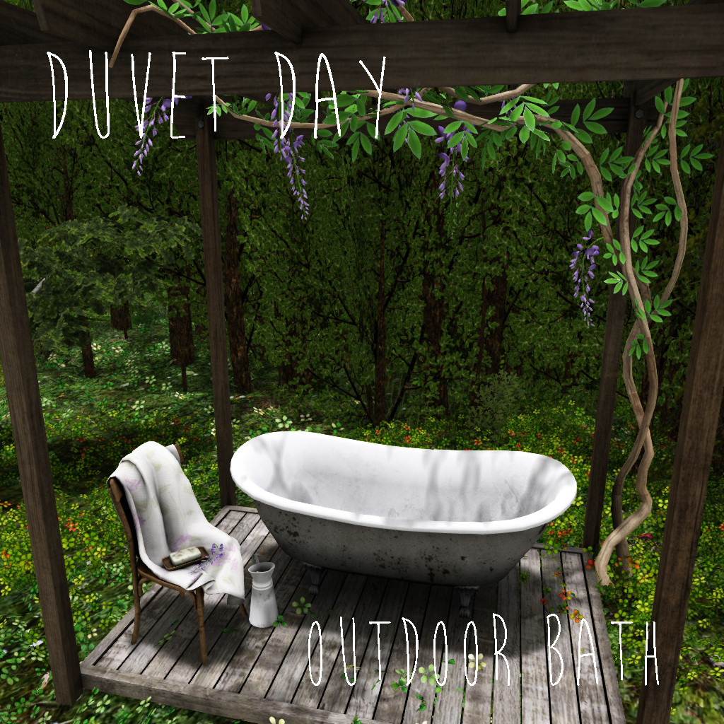 Duvet Day – Outdoor Bath Pergola