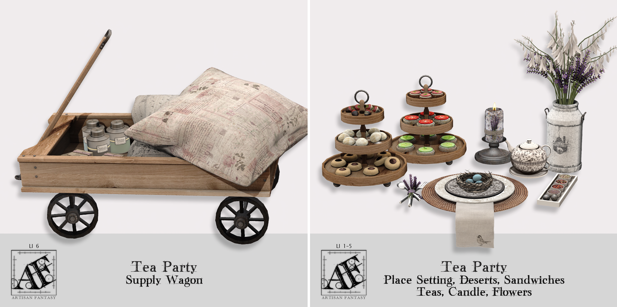 Artisan Fantasy – Tea Party collection