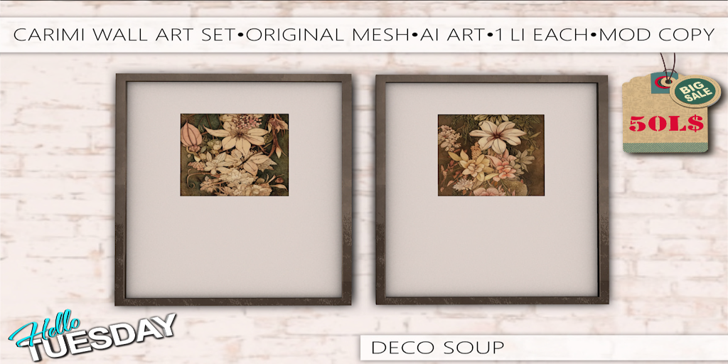 Deco Soup – Carimi Wall Art Set