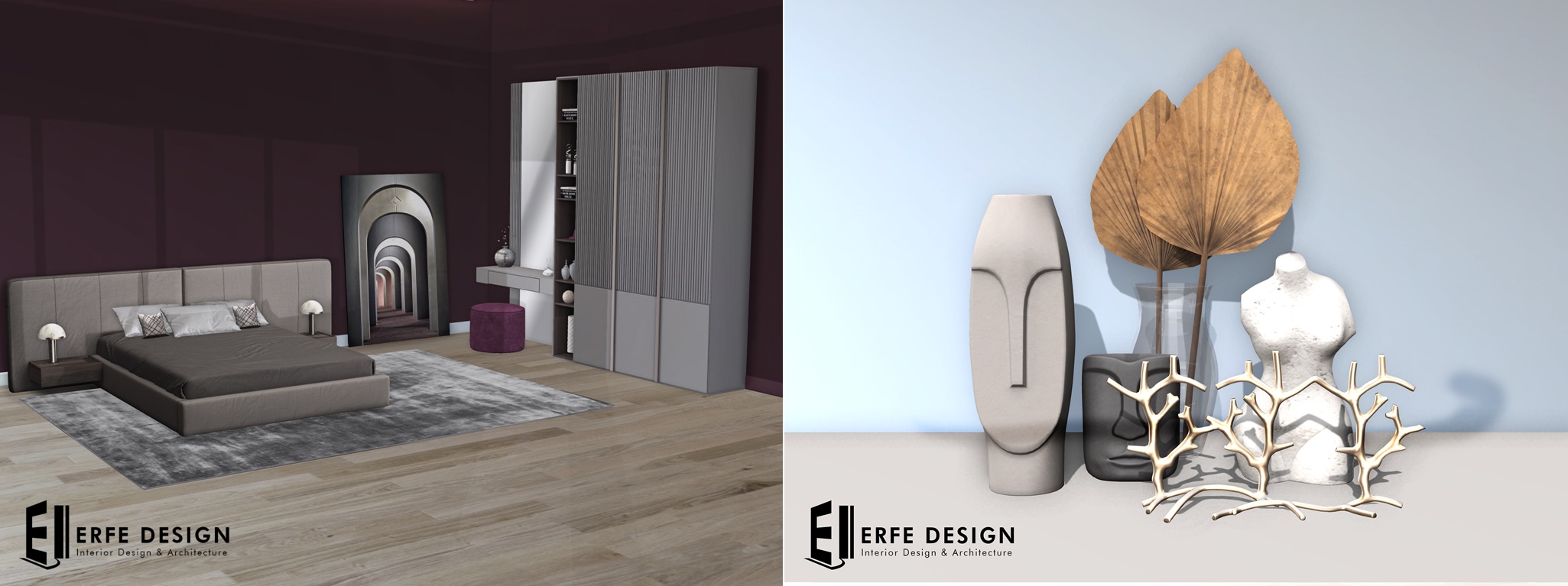 Erfe Design – Luna Bedroom & Gaya Decorative Set