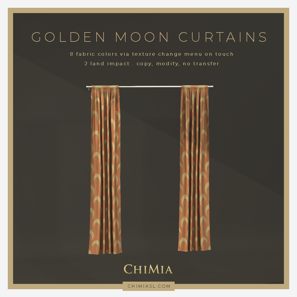 ChiMia – Golden Moon Curtains