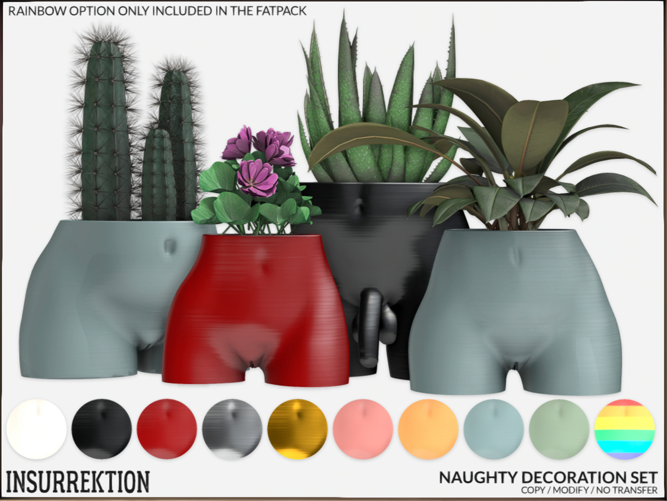 InsurreKtion – Naughty Decoration Set & Naughty Candle Set