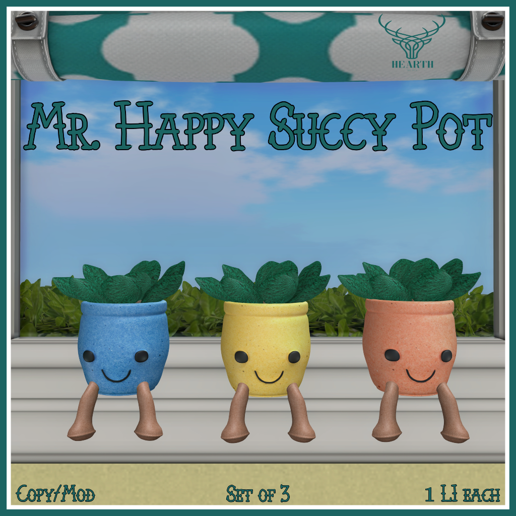 Hearth – Mr. Happy Succy Pot