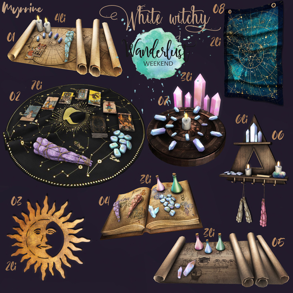 Myrrine – White Witchy Set