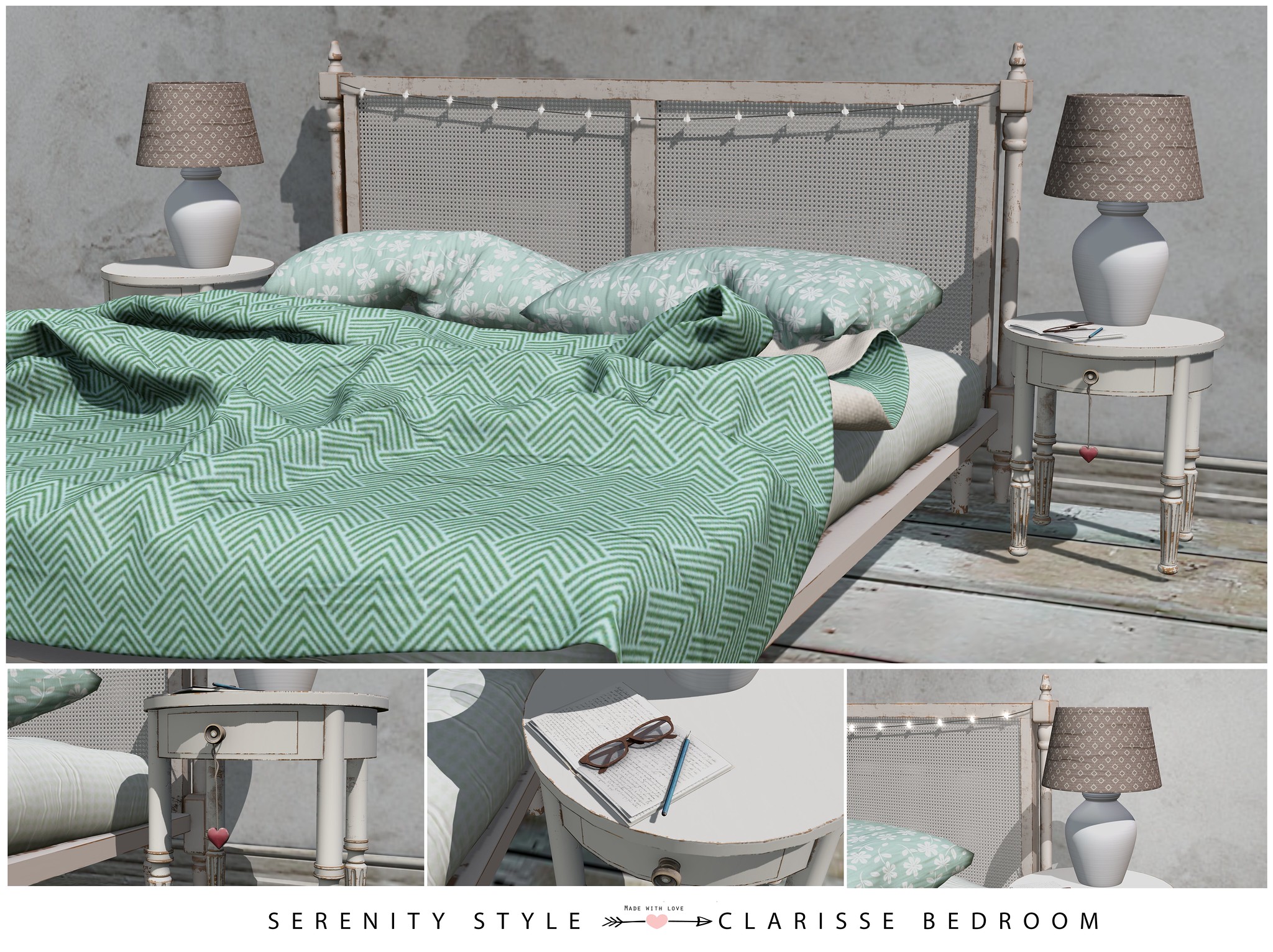 Serenity Style – Clarisse Bedroom