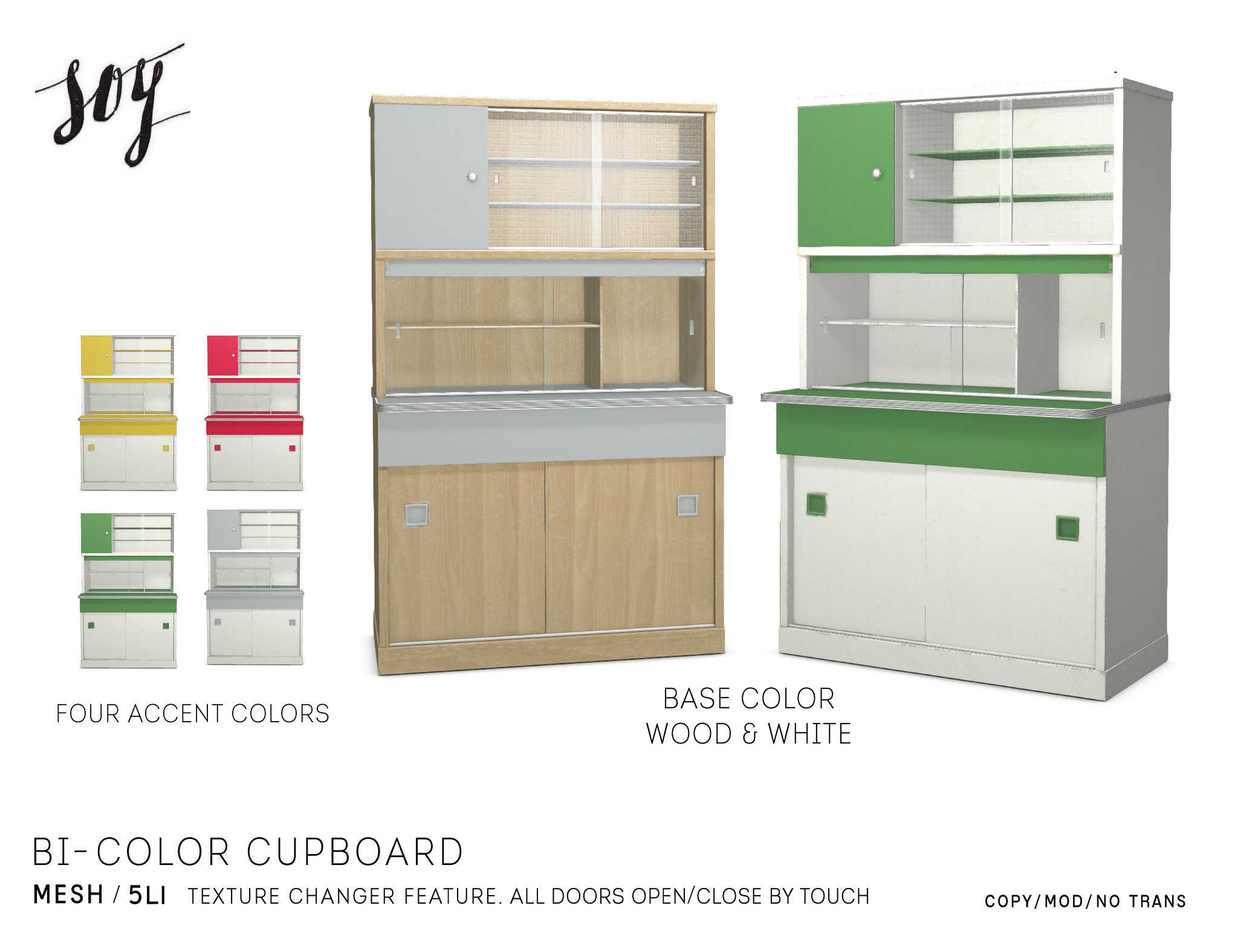 Soy – Bi-Color Cupboard