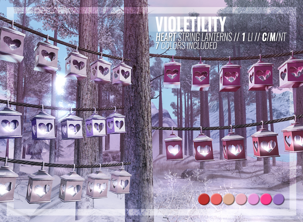 Violetility – Heart String Lanterns