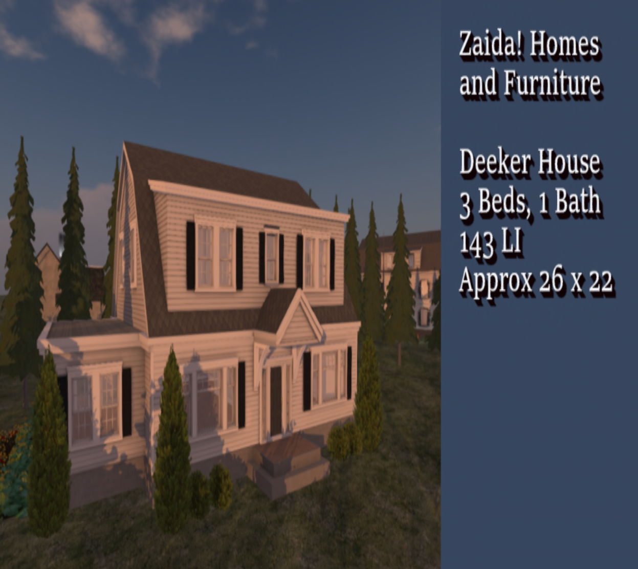 Zaida – Deeker House