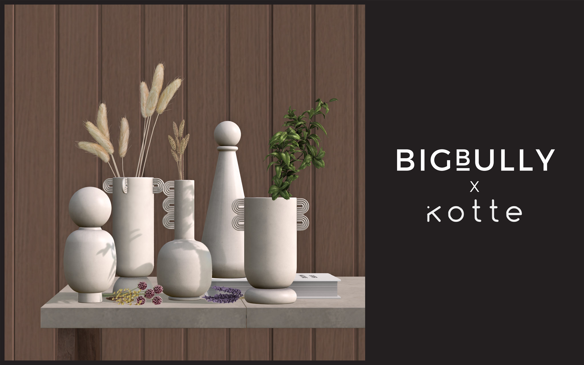 Bigbully & Kotte – Farley Vases & Plant Collection