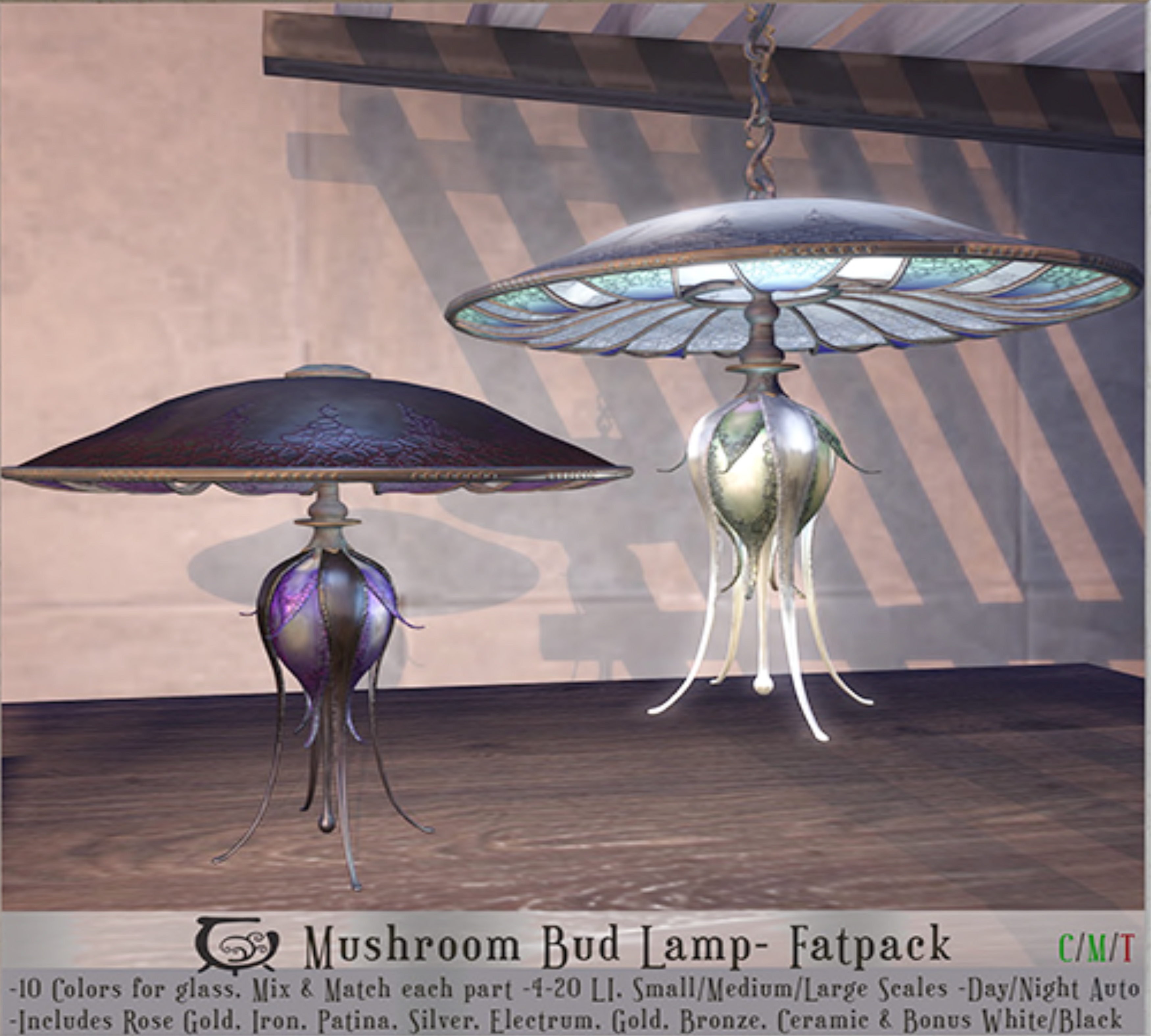 Cerridwen’s Cauldron – Mushroom Bud Lamp