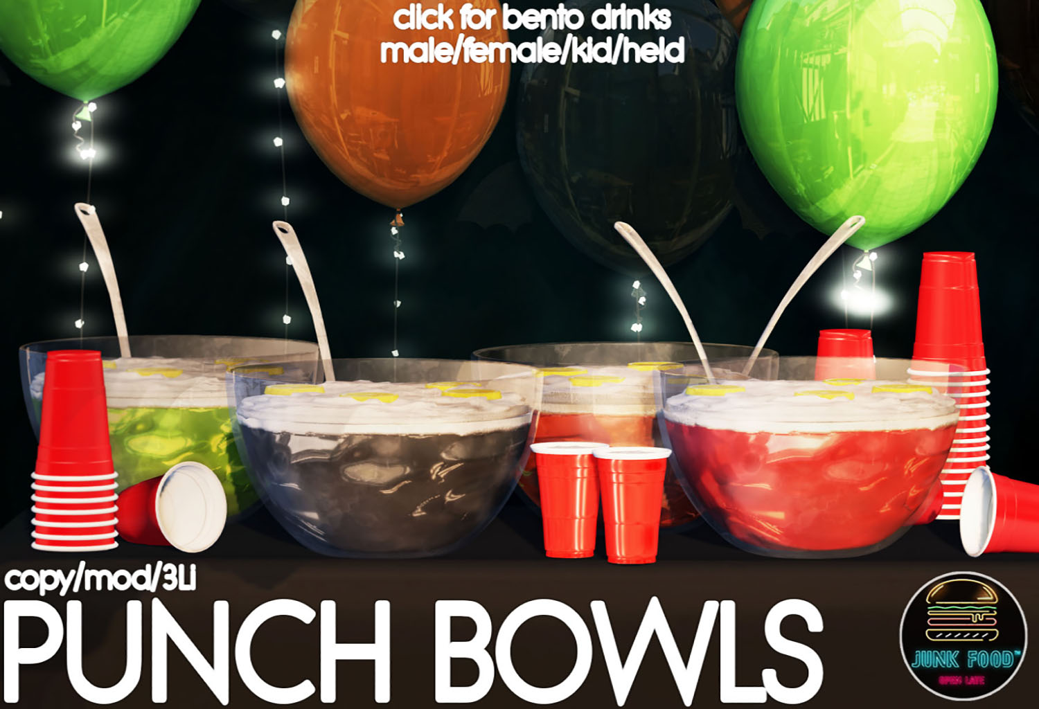 Junk Food – Punch Bowls